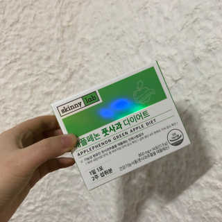 스키니랩 애플페논 풋사과 다이어트 — 4점을 준 리뷰어가 2019년 5월 올린 사용 사진