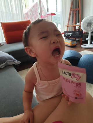 락토조이 구미젤리 복숭아맛 — 5점을 준 리뷰어가 2019년 8월 올린 사용 사진