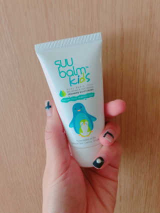 수밤키즈보습크림 45ml 1개 + 헤드투토바디워시 샘플 — 5점을 준 리뷰어가 2019년 11월 올린 사용 사진