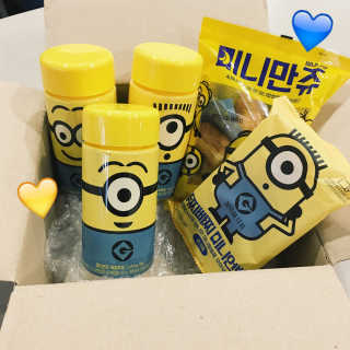 GS25 미니언즈 빵+우유 — 3점을 준 리뷰어가 2016년 9월 올린 사용 사진