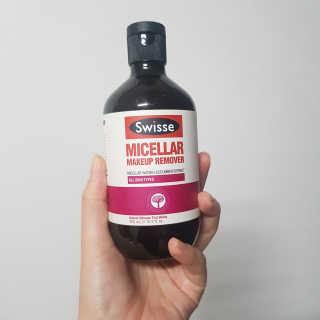SWISSE 스위스 미셀라 메이크업 리무버 — 5점을 준 리뷰어가 2019년 12월 올린 사용 사진