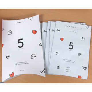 누메로 5 바이탈 포인트업 마스크팩 — 4.83점을 준 리뷰어가 2018년 5월 올린 사용 사진