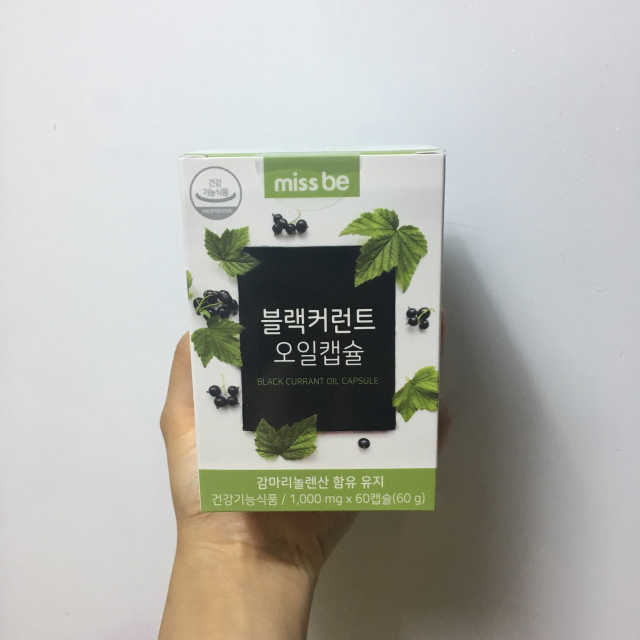 미스비 블랙커런트 오일캡슐 리뷰 사진