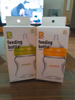 유비맘 신생아젖병 120ml 트리플팩_ 젖꼭지 포함 — 5점을 준 리뷰어가 2020년 3월 올린 사용 사진