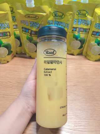 장수농가 리얼깔라만시 — 5점을 준 리뷰어가 2018년 6월 올린 사용 사진