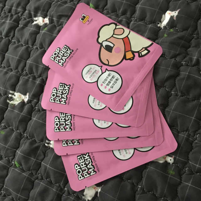 팝 마스크팩(퓨어,비타) 리뷰 사진