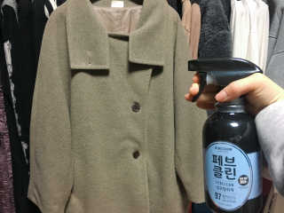더블유드레스룸 페브클린 500ml — 5점을 준 리뷰어가 2018년 11월 올린 사용 사진