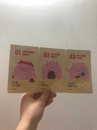 미팩토리 3단 돼지코팩 3매입 X 2EA — 5점을 준 리뷰어가 2019년 5월 올린 사용 사진