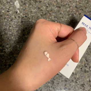 [룰루앤코] 블루톡 톤업 광채 크림 — 5점을 준 리뷰어가 2020년 1월 올린 사용 사진