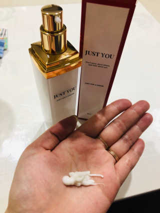 JUST YOU JUST FOR U CREAM — 5점을 준 리뷰어가 2019년 5월 올린 사용 사진