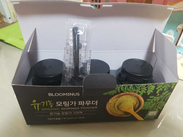 블루미너스 유기농모링가파우더 리뷰 사진