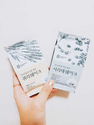 착한습관 귀리쉐이크와 서리태쉐이크 — 5점을 준 리뷰어가 2018년 8월 올린 사용 사진