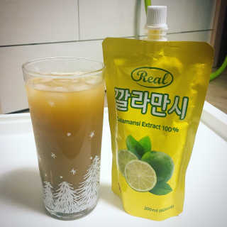 장수농가 리얼깔라만시 — 3.5점을 준 리뷰어가 2018년 4월 올린 사용 사진