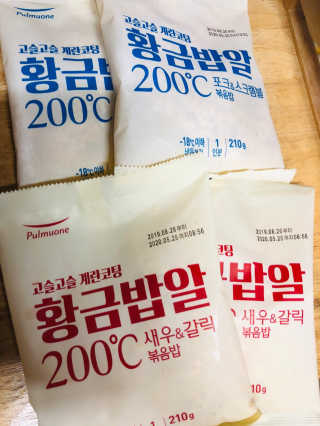 장안의 화제 황금볶음밥, 풀무원 황금밥알 200℃ — 5점을 준 리뷰어가 2019년 9월 올린 사용 사진