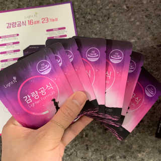 [감량공식] 다이어트 건강기능식품 — 5점을 준 리뷰어가 2019년 12월 올린 사용 사진