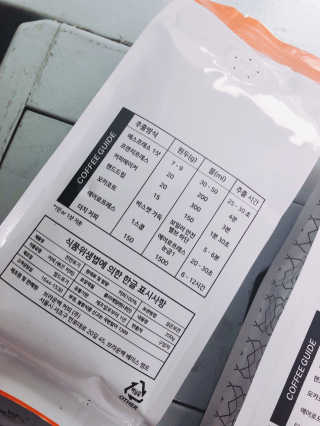 브라운백 커피 브라운백커피 신제품 원두 3종 — 5점을 준 리뷰어가 2018년 9월 올린 사용 사진