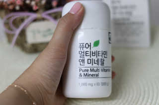 네츄럴굿띵스 퓨어 멀티비타민 앤 미네랄 30일분 — 4점을 준 리뷰어가 2018년 6월 올린 사용 사진