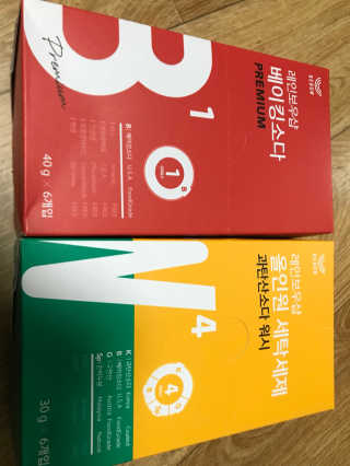 레인보우샵 올인원세탁세제,베이킹소다 스틱포6개입+세탁조클리너 — 4.67점을 준 리뷰어가 2018년 4월 올린 사용 사진