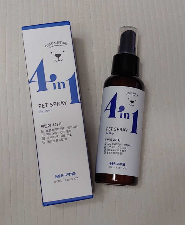 강아지스토리 포인원 모이스처 미스트 100ml 리뷰 사진