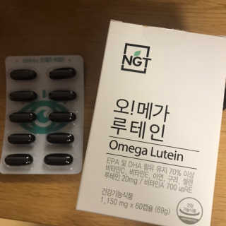 네츄럴굿띵스 오!메가루테인 60일분 — 5점을 준 리뷰어가 2019년 2월 올린 사용 사진