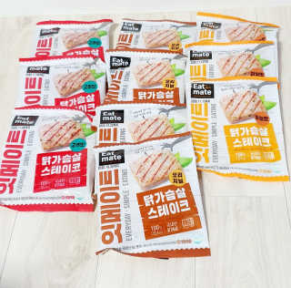 랭킹닭컴 잇메이트 닭가슴살 스테이크 혼합 1kg — 5점을 준 리뷰어가 2019년 12월 올린 사용 사진