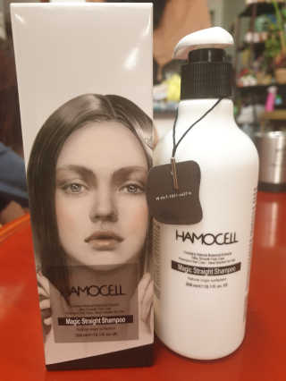 HAMOCELL 헤머셀 매직 스트레이트 샴푸 — 4점을 준 리뷰어가 2019년 4월 올린 사용 사진