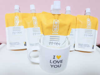자연원 복다방 2종 100ml 10포씩 — 4.67점을 준 리뷰어가 2018년 12월 올린 사용 사진
