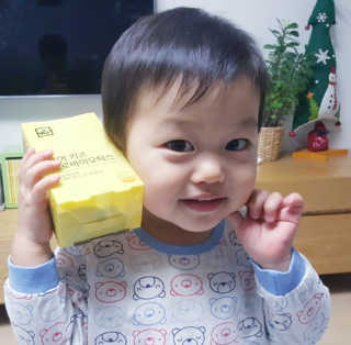 네츄럴굿띵스 퓨어 키즈 프로바이오틱스 60포 — 5점을 준 리뷰어가 2018년 1월 올린 사용 사진