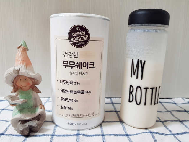 그린몬스터 건강한 무무쉐이크 리뷰 사진