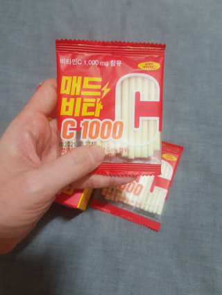 매드비타C 1000 — 5점을 준 리뷰어가 2019년 4월 올린 사용 사진