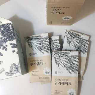 [착한습관]건강한 한끼, 귀리 쉐이크와 서리태 쉐이크 — 5점을 준 리뷰어가 2019년 7월 올린 사용 사진