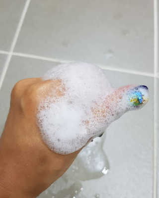 (주)에네스티 내추럴 촉촉  오트밀 바디워시 500ml — 5점을 준 리뷰어가 2019년 8월 올린 사용 사진