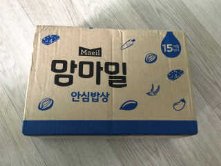 [매일유업] 맘마밀 안심밥상 6개입 — 5점을 준 리뷰어가 2019년 8월 올린 사용 사진