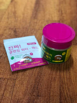 미플레이 진짜 티트리 토너 패드 — 5점을 준 리뷰어가 2018년 11월 올린 사용 사진