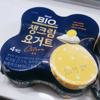 [매일 바이오] 생크림요거트 플레인 12개 + 유자 12개 — 5점을 준 리뷰어가 2019년 7월 올린 사용 사진