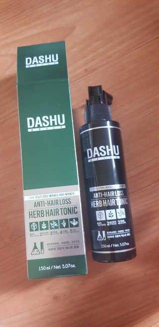 다슈코리아 다슈 데일리 안티 헤어로스 허브 헤어토닉 150ml — 4.5점을 준 리뷰어가 2019년 8월 올린 사용 사진