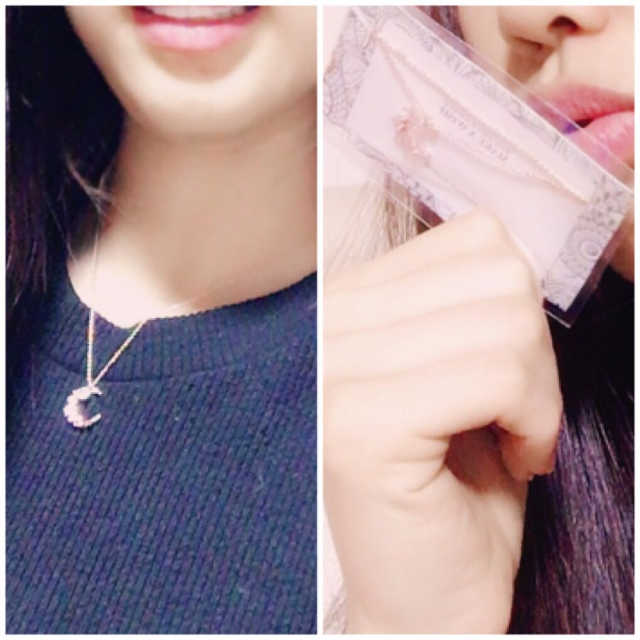 달의 여신 목걸이 리뷰 사진