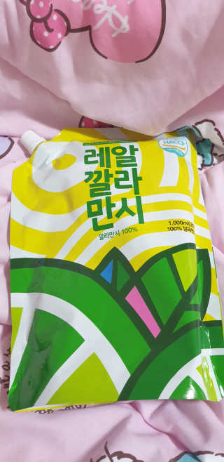 [바로푸드] 레알깔라만시1팩 + 맛깔라5팩 + 보틀1병 — 5점을 준 리뷰어가 2019년 7월 올린 사용 사진