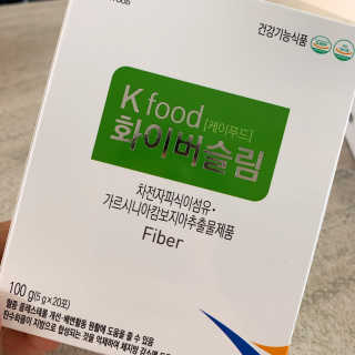 케이푸드 똥기사의 Kfood 화이버슬림 — 4.5점을 준 리뷰어가 2019년 8월 올린 사용 사진