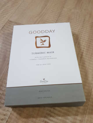 GoodDay Skincare GoodDay 강황 마스크 — 4점을 준 리뷰어가 2020년 2월 올린 사용 사진