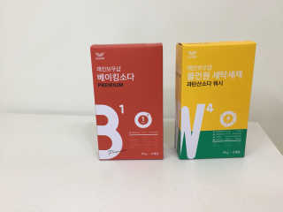 레인보우샵 올인원세탁세제,베이킹소다 스틱포6개입+세탁조클리너 — 4.67점을 준 리뷰어가 2018년 4월 올린 사용 사진
