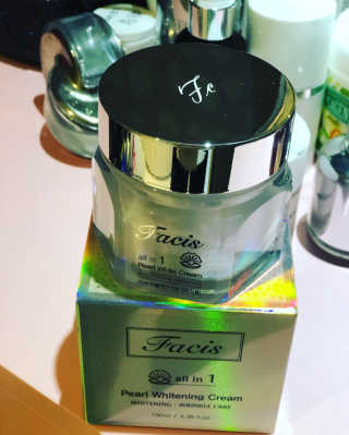 파시스 올인원 진주 화이트닝 크림 100ml — 5점을 준 리뷰어가 2019년 5월 올린 사용 사진