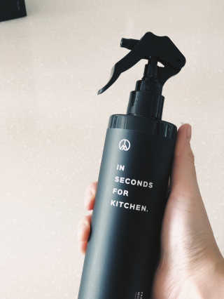 PEACE MOMENT 피스모먼트 인세컨즈포키친 320mL 천연살균소독제 — 5점을 준 리뷰어가 2019년 2월 올린 사용 사진