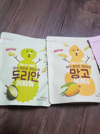 BASSAK 바삭 프리즈 크리스피 3종 — 5점을 준 리뷰어가 2020년 2월 올린 사용 사진
