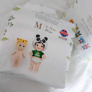 네추럴블라썸 NATURAL BLOSSOM 슈퍼 얇은 바지 기저귀 — 5점을 준 리뷰어가 2019년 1월 올린 사용 사진