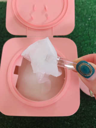 메이베나 1일 1팩 뽑아쓰는 마스크팩 — 4점을 준 리뷰어가 2019년 2월 올린 사용 사진