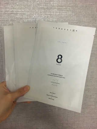 누메로 8 클리어링 모이스처 마스크팩 — 4.5점을 준 리뷰어가 2016년 12월 올린 사용 사진