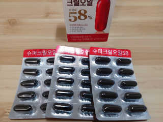 메이준뉴트리 슈퍼 크릴 오일58 1000mg x 30캡슐 — 5점을 준 리뷰어가 2020년 2월 올린 사용 사진