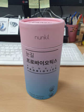 눈길 프로바이오틱스 눈길 콜라겐 프로바이오틱스 — 3점을 준 리뷰어가 2019년 11월 올린 사용 사진