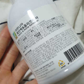 마무니아 패브릭 앤 홈리프레셔 + 5종 키트 — 4점을 준 리뷰어가 2019년 9월 올린 사용 사진